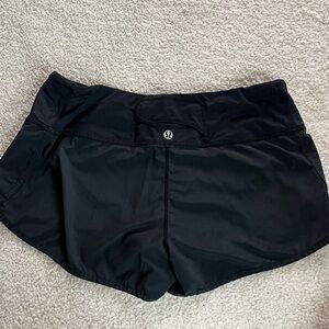 lululemon athletica Women's Midnight Black Athletic Shorts